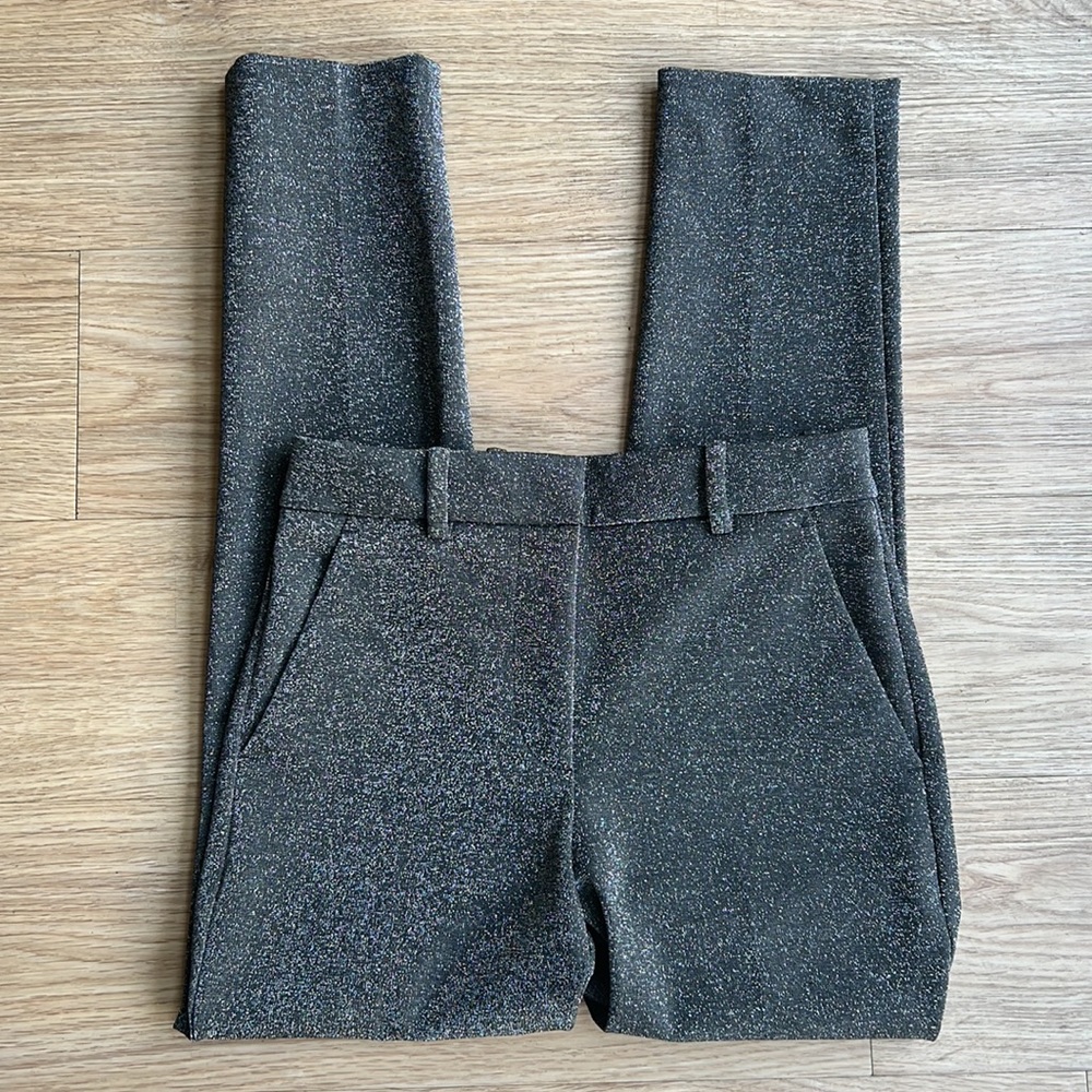 H&M SPARKLE TROUSER PANTS- XS